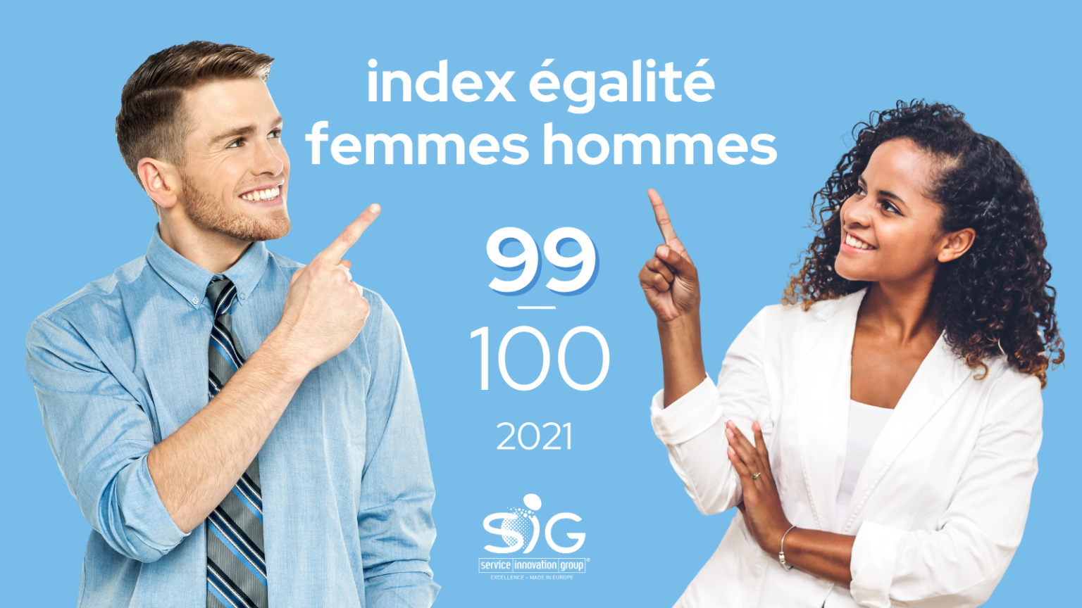 Index égalité femmes hommes SIG obtient 99 100 SIG